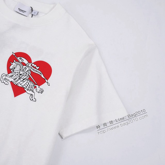Burberry專櫃巴寶莉2023SS新款七夕限定印花T恤 男女同款 tzy2629